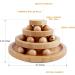 Gelrova Cat Toy Roller Exerciser Fun Cat Toy Indoor Pet Interactive Toy Bamboo Cat Ball Toy with Double Layer Rail Teaser Cat Ball Toy for Kitten Puppy etc 3-layer track(Bamboo) 3-layer-bamboo - Buy Online on SooperMarket.com