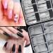 AORAEM 240pcs Acrylic False Nail Tips - Square & Coffin Shapes for DIY Nail Salon - Buy Online on SooperMarket.com