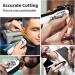 BESTBOMG Professional Cordless Hair Clippers Kit with 6 Guide Combs - Rechargeable Beard Trimmer for Men/Father/Husband/Boyfriend - Y4-White - Buy Online on SooperMarket.com