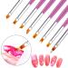 MWOOT 8-Piece Nail Brush Set | Gel Nail Art Pen & Liner Kit for Ombre Gradient Designs | Professional Nail Art Tools for Stunning Nails - Buy Online on SooperMarket.com