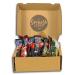 Enjoyment box with 500g instant coffee cappuccino espresso and cocoa in mix soluble powder in taste such as filter coffee - the storage box for offices at home or on the go.500 g (1 Pack)