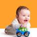Bright Starts Oball Toy Car with Rattle - Multicolored Green-Blue Baby Toy | International Shipping Available - Buy Online on SooperMarket.com