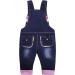 KIDSCOOL SPACE Baby Denim Overalls 3D Cartoon Knitted Dungarees Blue 2-3 Years - Buy Online on SooperMarket.com