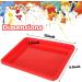 12 Pack Activity Plastic Art Trays Multicolor Plastic Art Trays Serving Tray for Art and Crafts DIY Projects Painting 4 Color - Buy Online on SooperMarket.com