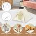 Pet Teepee Dog & Cat Bed with Cushion & Blackboard Chalk | Cozy Pet Tents & Houses - Buy Online on SooperMarket.com