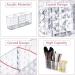 Ubetree Acrylic Makeup Organizer - 3 Compartment Cosmetic Storage for Eyeliners Lipsticks & Brushes - Transparent Vanity Holder for Bathroom & Office - Buy Online on SooperMarket.com