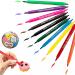 Calakono Baking Writing Pens Supplies Rainbow Dust Edible Markers Set Double-head Edible Markers 10-color Edible Pens with Edible and Safe Materials for Baking Decorating Pastries - Buy Online on SooperMarket.com