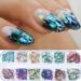12 Grids Nail Art Shell Flakes Fragments Texture 3D Nail Charm Nail Art Decoration Manicure DIY Accessories - Buy Online on SooperMarket.com