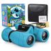 Binoculars for Kids, Gifts for 3-12 Year Boys Girls, Compact Kids Binoculars 8x21 High-Resolution for Bird Watching, Camping, Exploration, Hiking, Hunting, Sports Events and Safari Park (Blue)