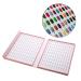 Nail Display Chart | 216 Colors Gel Polish Color Card with 240 Tips | Nail Art Salon Set - Pink - Buy Online on SooperMarket.com