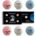 Kaede Max 2 Tone Distance Golf Balls (Half Dozen) - Red/Mint Blue/Pink - Buy Online on SooperMarket.com