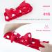 ODDIER Make-up Spa Headband - Red Microfiber Coral Fleece Hair Band for Women and Girls, Ideal for Bath, Skincare, and Makeup Application - Buy Online on SooperMarket.com