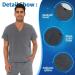 VIAOLI Men's Athletic Scrub Set - V-Neck Top & Jogger Pants - Grey Large - Buy Online on SooperMarket.com