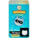 Kittyrama Reflective Cat Charm - Safety Cat Tag for High Visibility, Waterproof, Fits All Collars - Blue Ninja Style - Buy Online on SooperMarket.com
