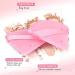 Prousky 6-Piece Dark Pink Triangle Makeup Powder Puffs - Soft Velour Puff for Pressed and Loose Powder, Ideal for Face Foundation and Mineral Makeup Application - Buy Online on SooperMarket.com