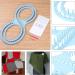 WAYION 55 Afghan Serenity Loom Knitting Board Weave Kit - Step by Step Instructions - Ideal for Experienced Knitters - Blue/Pink - Buy Online on SooperMarket.com