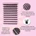 Bransfy Cluster Lashes D Curl 100 Pcs | Reusable & Natural Look False Eyelashes | DIY Eyelash Extension Kit | Super Thin Band | Soft & Comfortable | 8-16mm | B03-0.07 D - Buy Online on SooperMarket.com