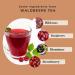 Red Berry Tea Loose Organic 100g (50 Cups) | Caffeine Free Fruit Loose Leaf Tea with Hibiscus Cherry Raspberry Strawberry REPLANTEA - Buy Online on SooperMarket.com
