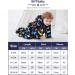 Lobmouse Baby Winter Snowsuit Jumpsuit | Hooded Romper for Boys & Girls | Thick & Warm Infant Coat Outfit | Dark Blue Animals | 18-24 Months - Buy Online on SooperMarket.com