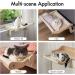 MEWOOFUN Sturdy Cat Window Perch Hammock | Reversible Mat | Holds Up to 40lbs | Beige-Large - Buy Online on SooperMarket.com