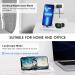 3 in 1 Portable Charging Station for Apple Products | Foldable Dock for iPhone/AirPods | Compatible with iWatch Series | Includes 15W Adapter | White - Buy Online on SooperMarket.com
