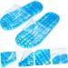 MAGICLULU 2 Pairs Slippers Quick Drying Shower Slippers Green Home Indoor Slippers Non Dorm Shoes Gym Foot Spa Soak Tub Shower Footware Massaging Travel Pvc Household Plastic Barrel 28x10.3cm 11x3pcs Bluex3pcs - Buy Online on SooperMarket.com