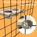 Tfwadmx Bird Food Stainless Steel Cups Wooden Perch Stand - Hanging Feeder Bowls for Parakeets, Conures, Cockatiels, Budgie Parrot - Feeding & Watering Supplies - Buy Online on SooperMarket.com