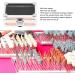 Nail Drill Bit Holder Box with 25 Holes Professional Storage Organizer Container for Salon Manicure Tool (Dazzling Gold) - Buy Online on SooperMarket.com
