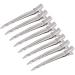 Quesuc 24 Pieces 3.5 inches Metal Curl Clips Duck Bill Sectioning Clips Alligator Hair Clips