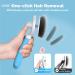 ZIMCATE Cat & Dog Brush - Ergonomic One-Click Cleaning Tool for Short & Long-Haired Pets Ideal for Rabbits - Blauer See Wool Brush - Buy Online on SooperMarket.com