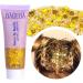 Prreal Body Glitter Gel 50ml Mermaid Sequins Chunky Glitter Liquid Kit Long-Lasting Glitter Powder Gel for Festival Masquerade Birthday MakeUp#Gold