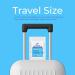 Travel Size Face Mask - 3 Ply Blue Disposable Face Masks for Adults - TSA Approved for Air Travel - 25 Count (5 Packs of 5) - Breathable & Comfortable - Buy Online on SooperMarket.com