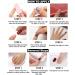 White French Tip Press On Nails with Pearl Heart Design - 24Pcs Acrylic Nude Nail Press On for Women and Girls - Buy Online on SooperMarket.com