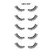 Buy Laflare Silk Mink 3D False Eyelashes - Light & Fluffy Wispy Lashes | 5 Pairs Value Pack (SM01X5P) - International Shipping Available - Buy Online on SooperMarket.com