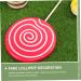 Alipis 4 Pcs Wedding Decoration Decorative Fake Lollipop Fake Lollipops Fake Lollipop Model Rainbow Lollipop Red Swirl Lollipops Toys Decorative Lollipop Ornament Wooden Food Child Candy - Buy Online on SooperMarket.com