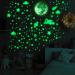 1503pcs Green Glow in The Dark Stars Wall Stickers | Realistic 3D Luminous Stars for Ceiling and Walls | DIY Adhesive Stickers for Baby Bedroom Decoration - Buy Online on SooperMarket.com