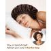 Shop Mikimini Satin Hood 2-Pack for Men & Women - Turnable Double-Layer Silk Sleep Hood for Curly Hair & Braids - Adjustable XL (Chocolate/Silver) - Buy Online on SooperMarket.com