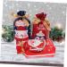 PLAFOPE Chrismas Bags 50pcs Christmas Drawstring Bag Candy Bags Holiday Santa Bag Drawstring Candy Bag Child Bag Food - Buy Online on SooperMarket.com