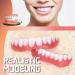 6 PCS Fake Teeth Veneers for Temporary Tooth Repair - Upper and Lower Jaw - Dental Veneers for Men and Women - Bright White Smile - W04 - Buy Online on SooperMarket.com