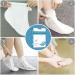 Foot Mask - 4 Pairs Peeling & Moisturizing Socks for Dry Cracked Feet | Spa Treatment for Men & Women | Gentle Corn Removal - Buy Online on SooperMarket.com