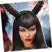 HAPINARY 1pc Devil's Horn Headband Bull Horn Headpiece Halloween Hair Accessories Women Long Horns Headpiece Devil Cosplay Hair Accessory Evil Horn Headdress Cosplay Headpiece Headbands Pu - Buy Online on SooperMarket.com