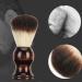 Ankroyu Portable Men's Shaving Brush - Facial Cleaning Foam Razor Brush & Beauty Tool for Beard Care - Buy Online on SooperMarket.com
