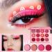 Pink Purple Eyeshadow Palette Makeup 12 Colors Pigmented Matte Shimmer Cute Eye Shadow Tone Small Bright Peach Red Violet Eyeshadow Pallet Long Lasting Shades For Girl Women Summer Travel - Buy Online on SooperMarket.com