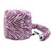 Ruilogod Purple White Portable Hair Quick Drying Cap Salon Bonnet Blow Dryer Connect Hat