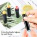50 Pcs 5.5g Empty Twist-up Lip Balm Tubes for DIY Homemade Lipsticks and Chapsticks - Black - Buy Online on SooperMarket.com