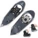 ALPIDEX Snowshoes for Men & Women Aluminum Frame Size 38+ Up to 130 kg Includes Carrying Bag Durable Grey Design - Buy Online on SooperMarket.com