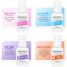 Nail Dip Powder Starter Set - 8 Colors (Clear White Pink) with Base Top Coat Activator & Brush for DIY & Salon Nail Art - Buy Online on SooperMarket.com