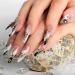 200 Clear Stiletto Nail Swatches Sticks - Nail Gel Polish Display Board for Practice - Detachable Fan-shaped Wheel with Ring Holder - Buy Online on SooperMarket.com