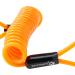 Kryptonite Evolution Compact Disc Lock- Orange 13mm Hardened Steel Shackle with 3 Stainless Steel Keys - Buy Online on SooperMarket.com