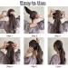 7pcs Zabernim Hair Holder Birds Nest Magic Hair Clip for Women - Expandable Velvet Bun Claw for Girls - Vintage Ponytail Holder Hairpin Buckles - Buy Online on SooperMarket.com
